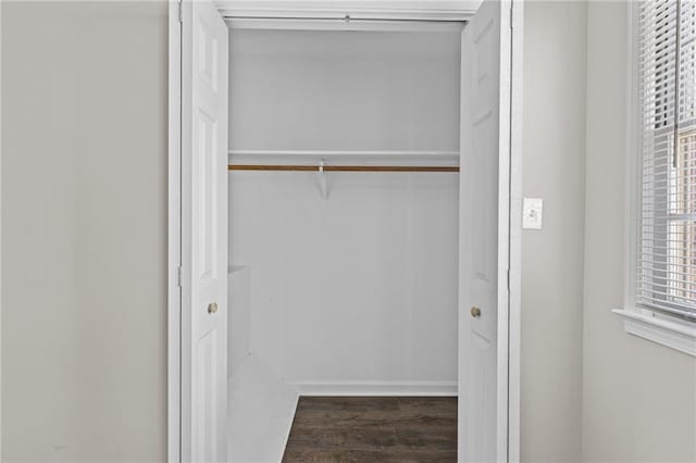 view of closet