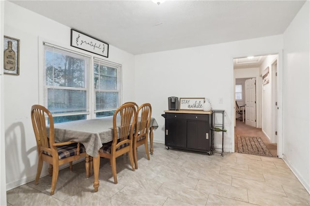 view of dining room