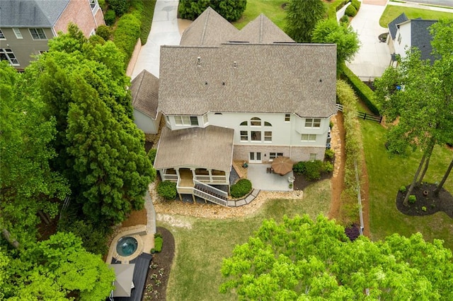 drone / aerial view
