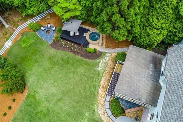 drone / aerial view