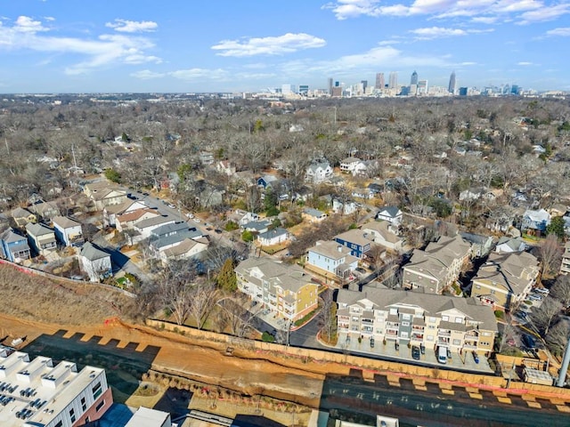 bird's eye view with a view of city and a residential view