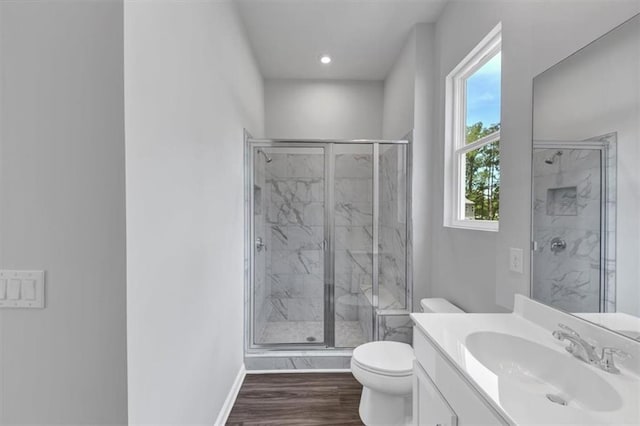 212 Birchwood Row, Canton, GA 30115 - bathroom with a stall shower, toilet, and vanity