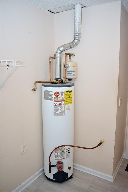 utilities featuring water heater