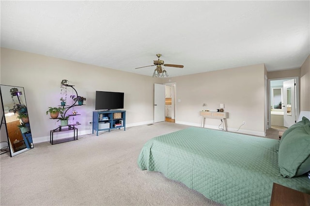 191 Durham St, Dallas, GA 30132 - bedroom featuring carpet, baseboards, and ceiling fan