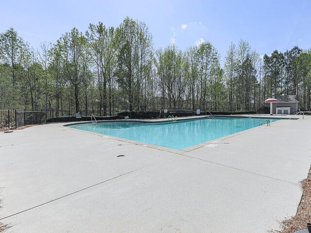 view of pool