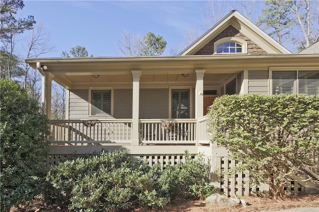 270 Sleepy Hollow Cir, Jasper, GA 30143 - view of front of house with a porch