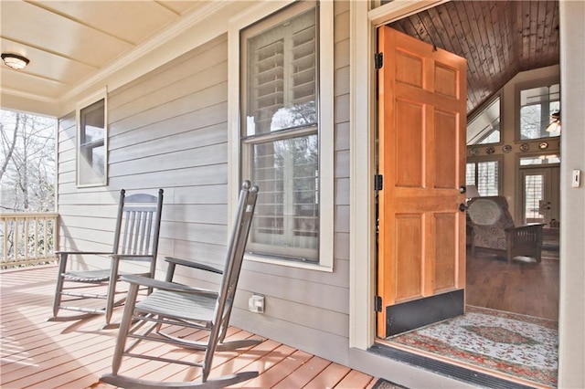 270 Sleepy Hollow Cir, Jasper, GA 30143 - view of wooden porch