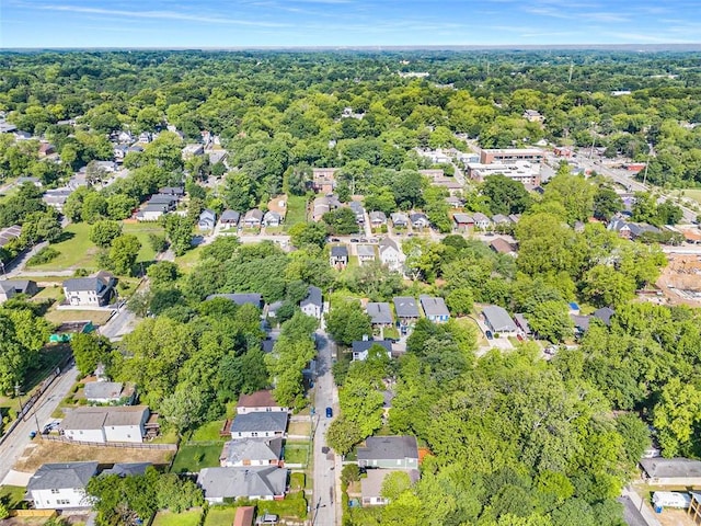 aerial overview of property's location with nearby suburban area