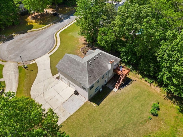 view of subject property