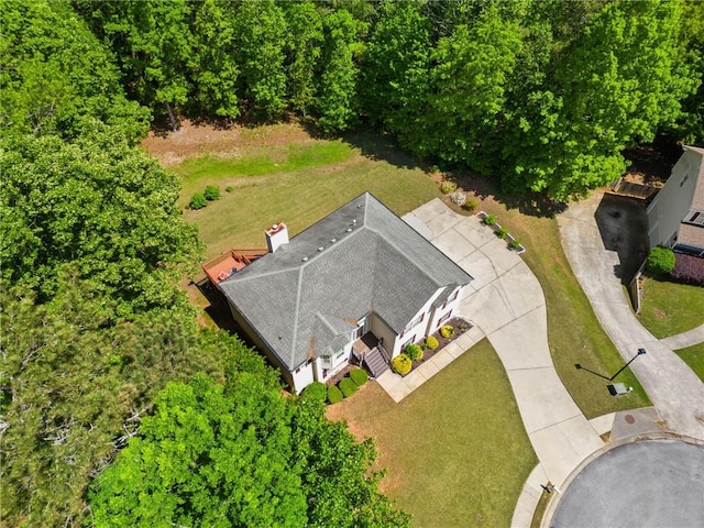 view of subject property