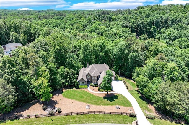 8240 Hurakan Creek Xing, Cumming, GA 30028 - view of subject property featuring a heavily wooded area