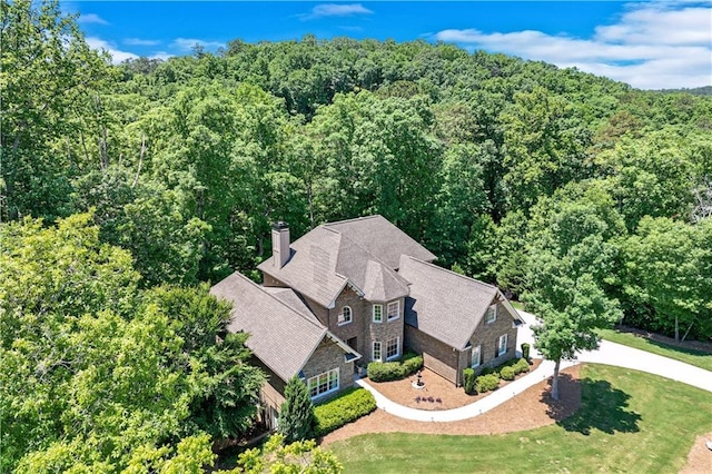 8240 Hurakan Creek Xing, Cumming, GA 30028 - view from above of property featuring a forest