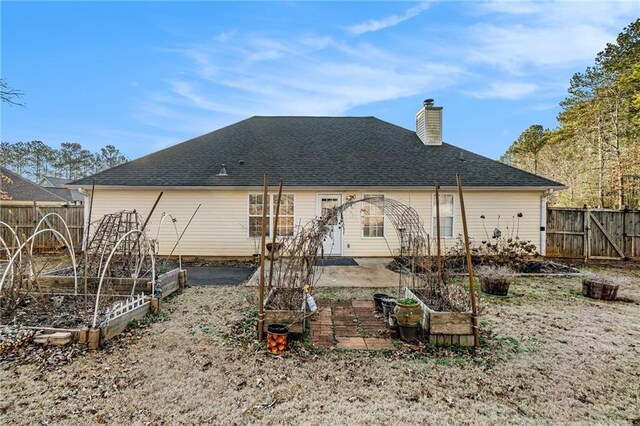 view of rear view of property