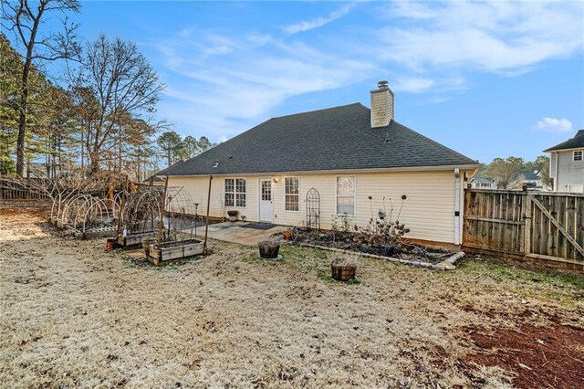 view of rear view of property