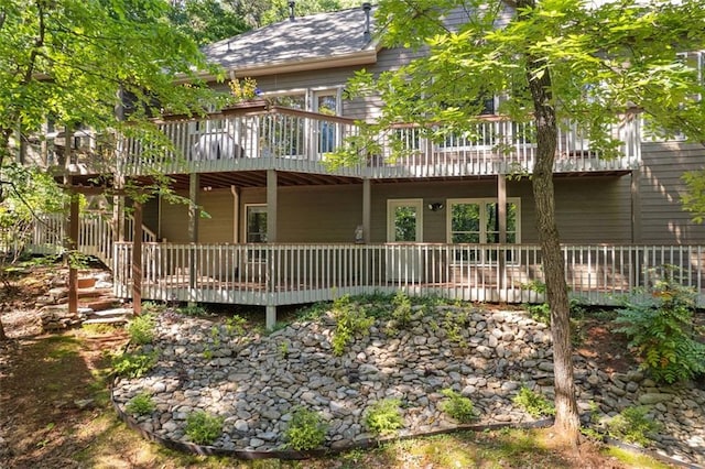 144 Canacaught Pl, Jasper, GA 30143 - back of house with a deck