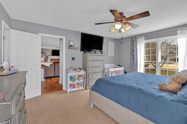127 Hyde Way, Dallas, GA 30157 - bedroom featuring ceiling fan and light carpet