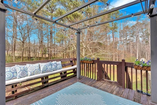 127 Hyde Way, Dallas, GA 30157 - view of wooden terrace