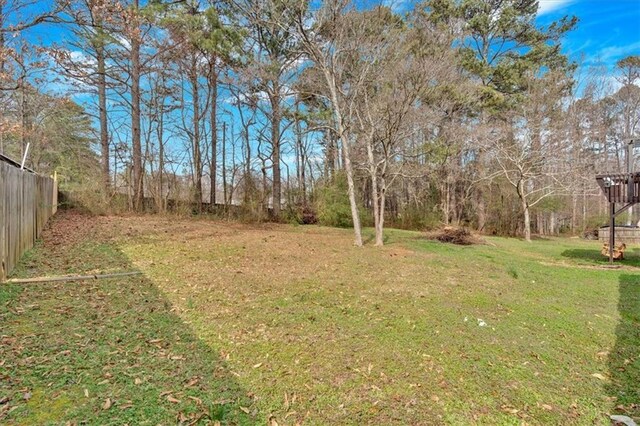 127 Hyde Way, Dallas, GA 30157 - view of yard with fence