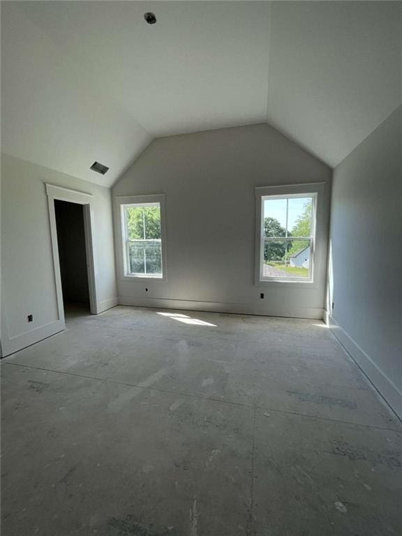1210 Askew Trl, Greensboro, GA 30642 - bonus room featuring vaulted ceiling and baseboards