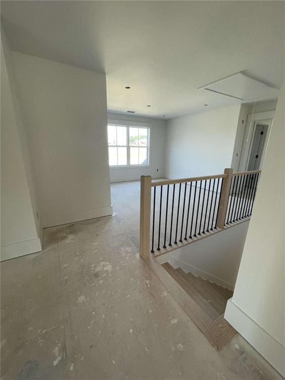 1210 Askew Trl, Greensboro, GA 30642 - interior space featuring an upstairs landing and baseboards