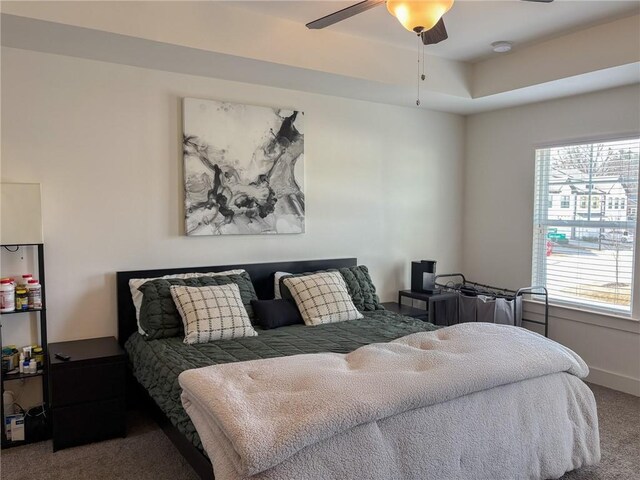 114 Garrison Dr, Winder, GA 30680 - bedroom with carpet and ceiling fan