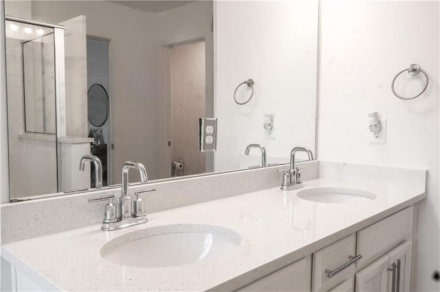 114 Garrison Dr, Winder, GA 30680 - bathroom with double vanity