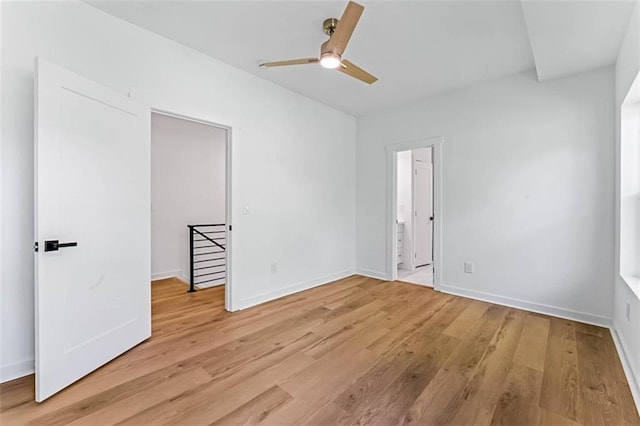 1835 Taylor Ave, East Point, GA 30344 - spare room with light wood-style floors and ceiling fan