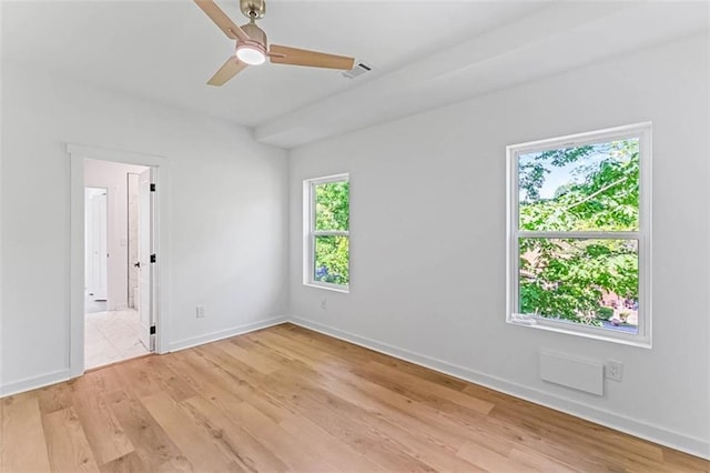 1835 Taylor Ave, East Point, GA 30344 - unfurnished room with light wood-type flooring and ceiling fan