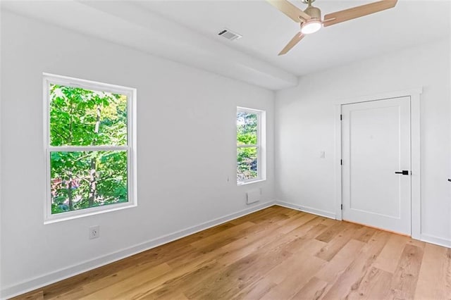 1835 Taylor Ave, East Point, GA 30344 - spare room featuring light wood-style flooring and ceiling fan