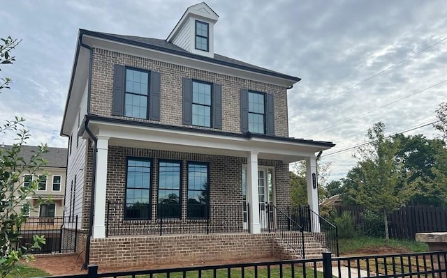 view of front of house featuring a porch