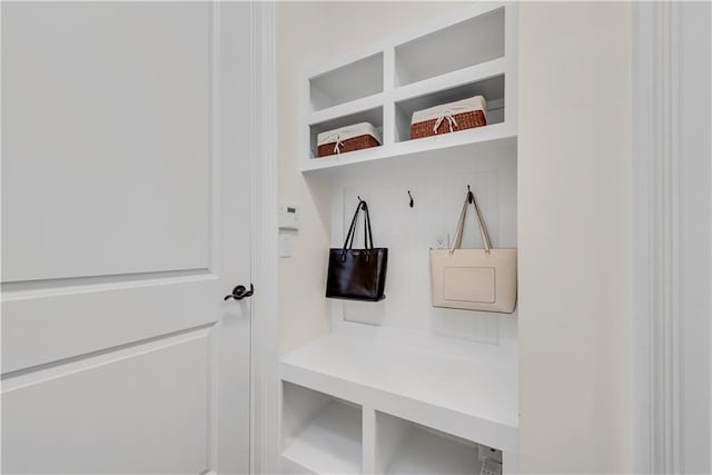 view of mudroom