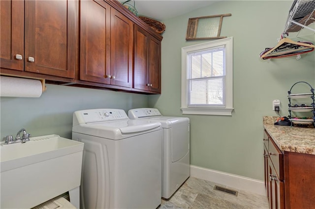 103 Old Avery Dr, Canton, GA 30115 - washroom with washer and dryer, cabinet space, and baseboards
