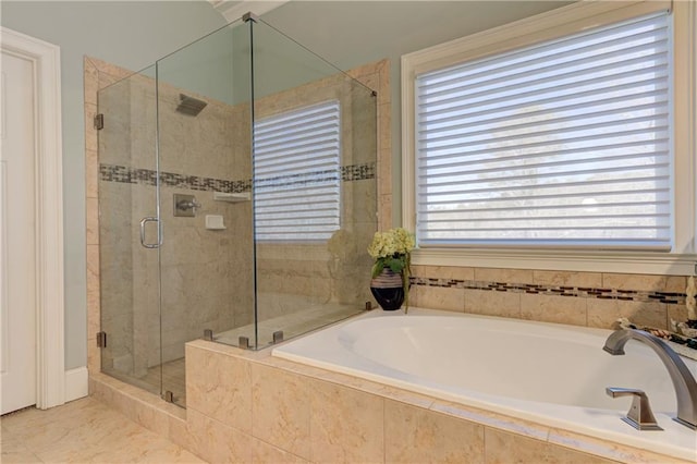 103 Old Avery Dr, Canton, GA 30115 - full bath featuring a stall shower and a garden tub