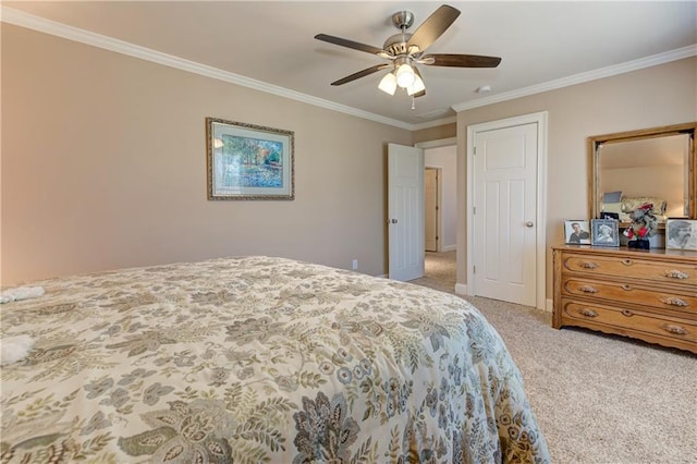 103 Old Avery Dr, Canton, GA 30115 - carpeted bedroom featuring ornamental molding and a ceiling fan