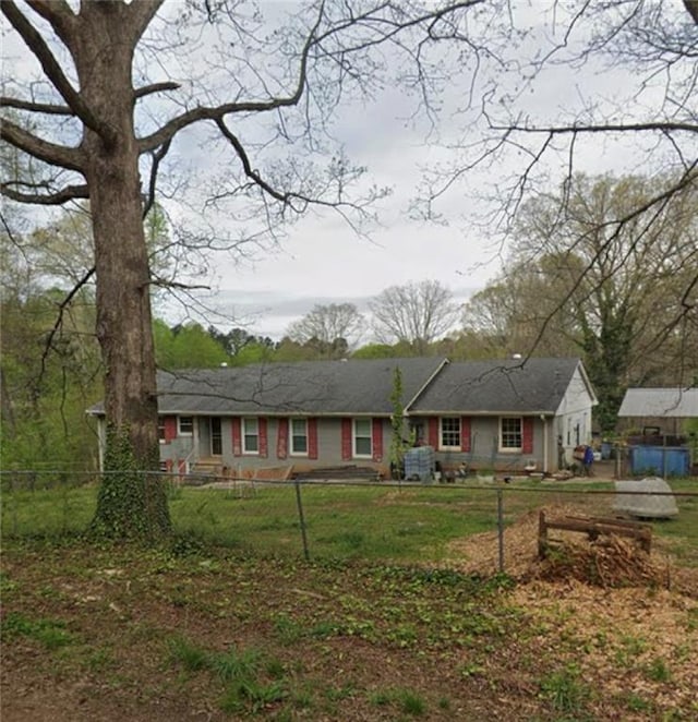 view of ranch-style home