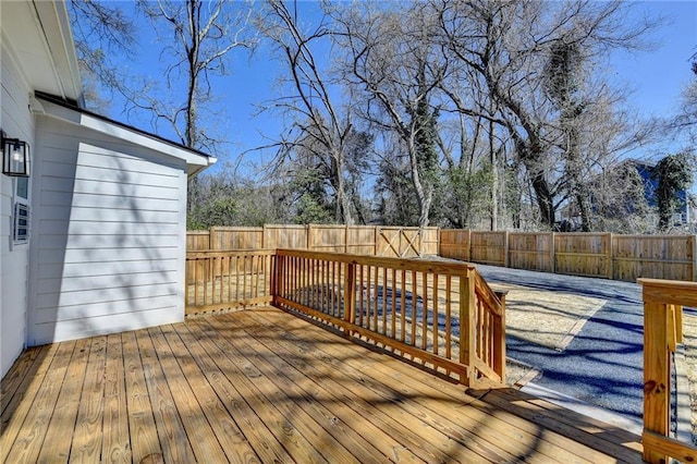 543 Paines Ave NW, Atlanta, GA 30318 - wooden deck featuring a fenced backyard