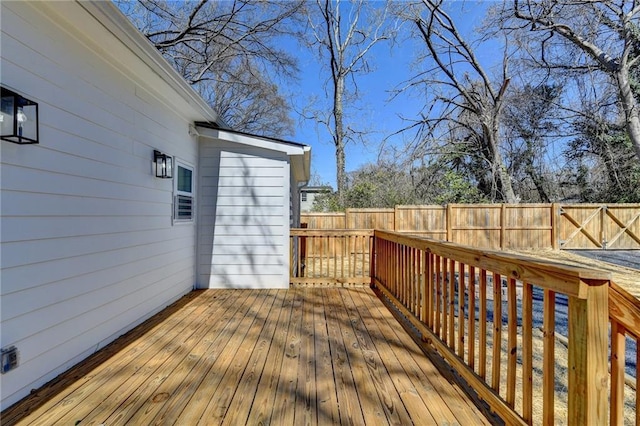 543 Paines Ave NW, Atlanta, GA 30318 - wooden terrace with a fenced backyard