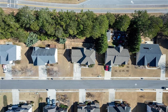 bird's eye view featuring a residential view