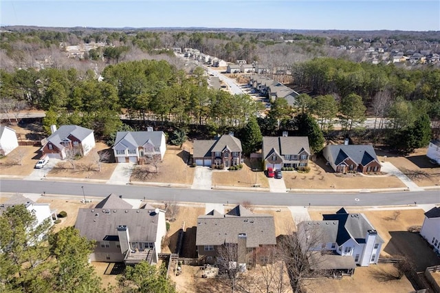 birds eye view of property featuring a residential view