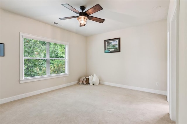 2434 Soft Maple St, Atlanta, GA 30360 - carpeted spare room featuring ceiling fan and baseboards