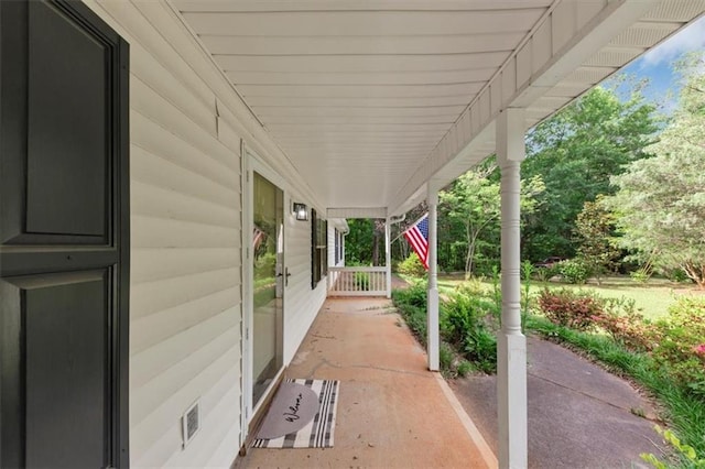 1050 Birdseye Vw, Locust Grove, GA 30248 - view of covered porch