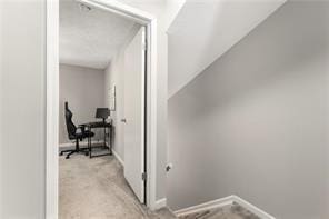 4406 Idlewood Ln, Tucker, GA 30084 - corridor featuring an office area and baseboards