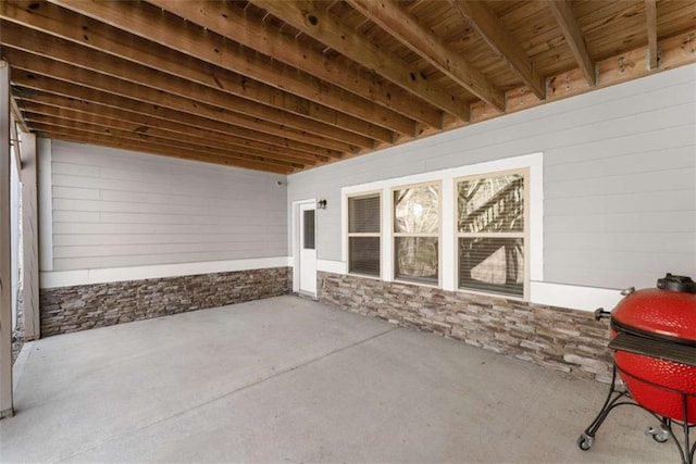 view of patio / terrace featuring area for grilling