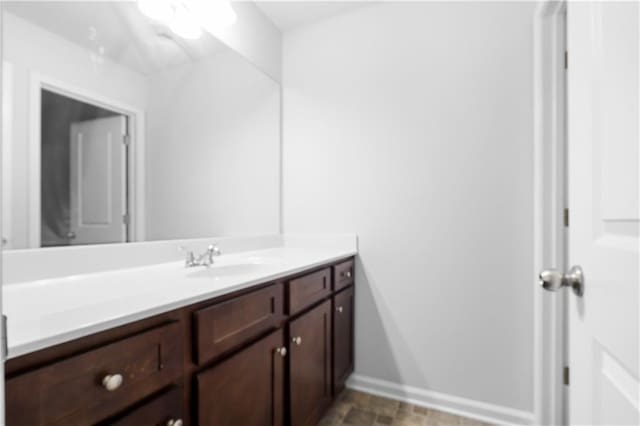 1433 Sand Way, Lawrenceville, GA 30045 - bathroom with baseboards and vanity