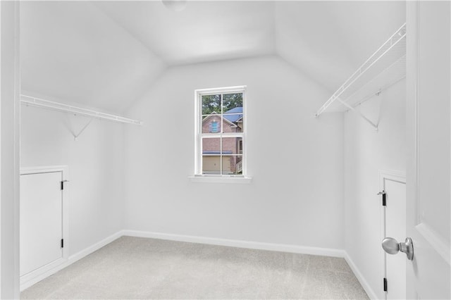 1433 Sand Way, Lawrenceville, GA 30045 - walk in closet featuring lofted ceiling and light carpet