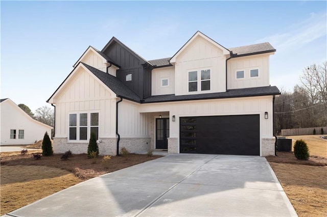 4265 Haynes Cir, Snellville, GA 30039 - modern farmhouse with central AC and a garage