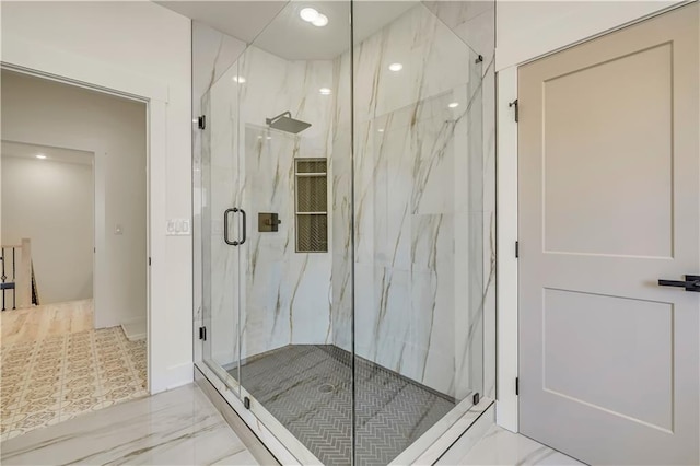 4265 Haynes Cir, Snellville, GA 30039 - bathroom with an enclosed shower