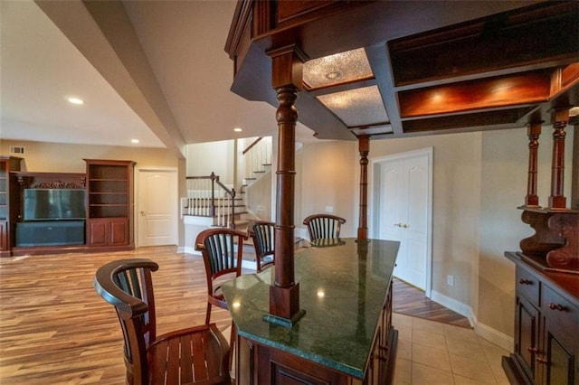 view of dining room