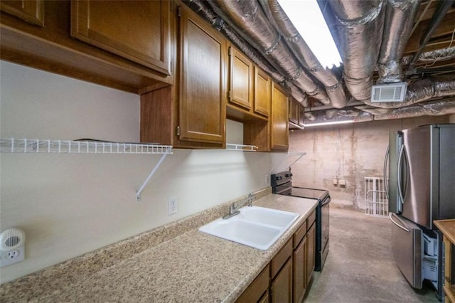 kitchen featuring sink and stainless steel appliances