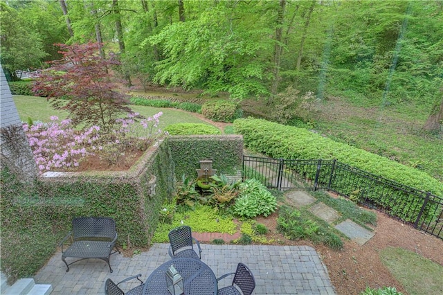 2562 Red Valley Rd, Atlanta, GA 30305 - view of yard with a patio and fence